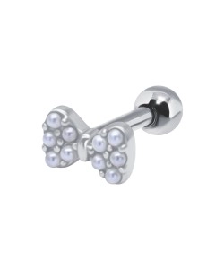 Pearls Bow Helix Ear Piercing TIP-3336